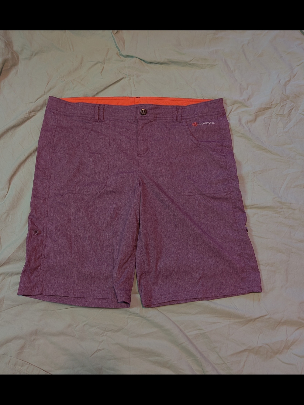 Cloudveil Women's Purple Shorts, Size XXL